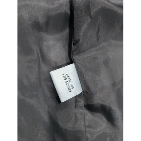 Talbots Spring Belted Trench Coat Teal Blue Women's Petite Size Medium - Picture 15 of 16